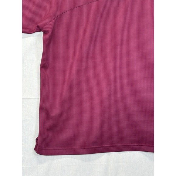 Starter Texas A&M Aggies Polo Shirt Mens XL Maroon Short Sleeve Textured Logo - Picture 14 of 16